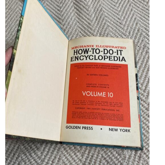 handyman, diy, 60s, home repair Mechanix Illustraded Volume 10 1961 Golden Press - Picture 3 of 4